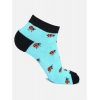 Dropship 4 Pairs Women's Casual Cotton Blended Printed Ankle length Socks (Assorted)
