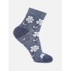Dropship 4 Pairs Women's Casual Cotton Blended Printed Ankle length Socks (Assorted)