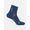 Dropship 4 Pairs Women's Casual Cotton Blended Printed Ankle length Socks (Assorted)