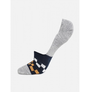 Generic 4 Pairs Unisex Casual Cotton Blended Printed No-show Socks (Assorted)