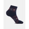 Dropship 4 Pairs Men's Casual Cotton Blended Printed Ankle length Socks (Assorted)