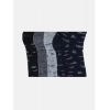 Dropship 4 Pairs Men's Casual Cotton Blended Printed Mid-Calf length Socks (Assorted)