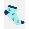 Dropship 4 Pairs Women's Casual Cotton Blended Printed Ankle length Socks (Assorted)