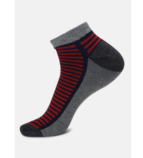 4 Pairs Unisex Casual Cotton Blended Printed Ankle length Socks (Assorted)