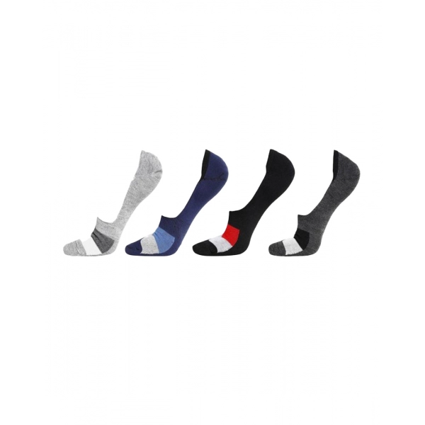 Dropship 4 Pairs Unisex Casual Cotton Blended Printed No-show Socks (Assorted)