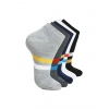 Dropship 5 Pairs Unisex Casual Cotton Blended Printed Ankle length Socks (Assorted)