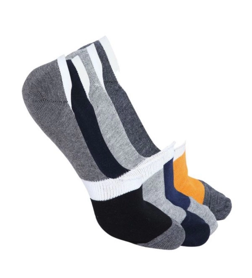 4 Pairs Unisex Casual Cotton Blended Printed No-show Socks (Assorted)