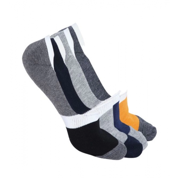 Dropship 4 Pairs Unisex Casual Cotton Blended Printed No-show Socks (Assorted)