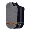 Dropship 4 Pairs Unisex Casual Cotton Blended Printed Ankle length Socks (Assorted)