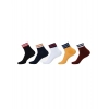 Dropship 5 Pairs Unisex Casual Cotton Blended Printed Ankle length Socks (Assorted)