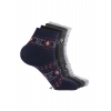 Dropship 4 Pairs Men's Casual Cotton Blended Printed Ankle length Socks (Assorted)
