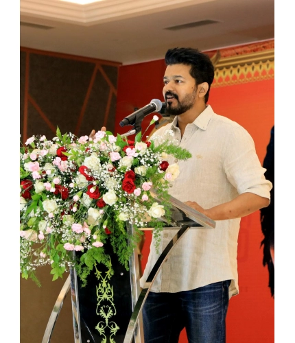 Printed TVK Vijay Hard Mobile Case Cover