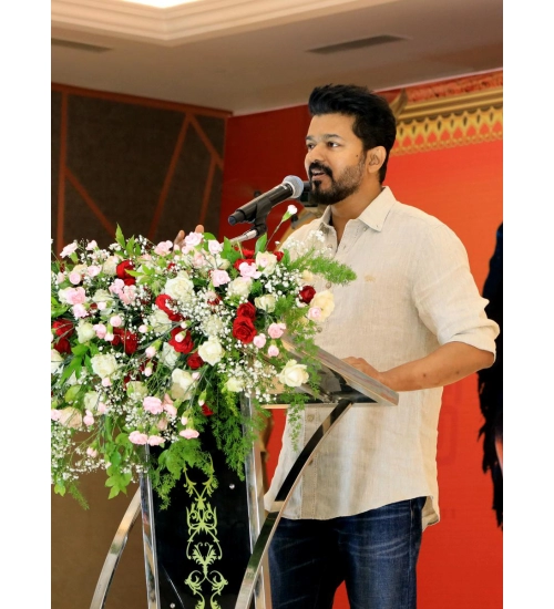 Printed TVK Vijay Hard Mobile Case Cover