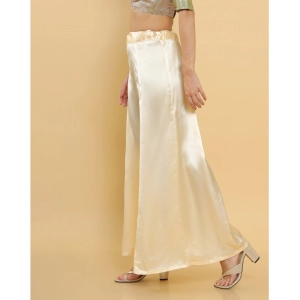 Generic Women's Silk Solid Free Size Petticoat (Cream)