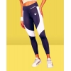 Women's Polyster Solid Sport Leggings (Purple)