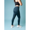 Women's Polyster Solid Sport Leggings (Blue)
