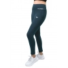 Women's Polyster Solid Sport Leggings (Blue)