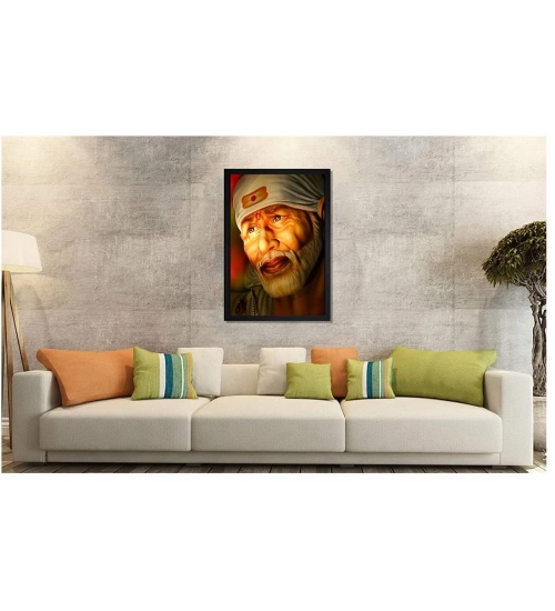 Saibaba photo frame (Multicolor)