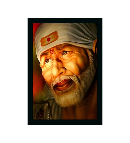 Saibaba photo frame (Multicolor)