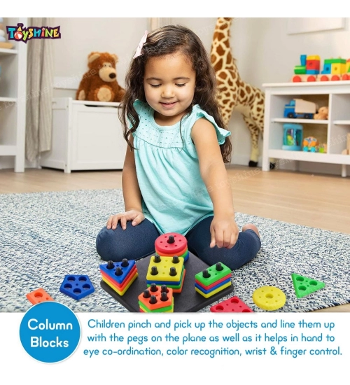 Fun And Learning Geometrics Square-Educational Learning Toy (Assorted)