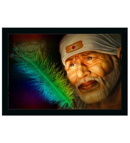 Saibaba Photo Frame (Multicolor)