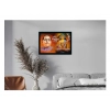 Dropship Ambedkar Buddha Painting Vinyl Sparkle Coated with Synthetic Photo Frame (Multicolor)