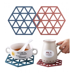 Generic Pack Of_3 Silicone Table Mats Heat Resistant (Assorted)