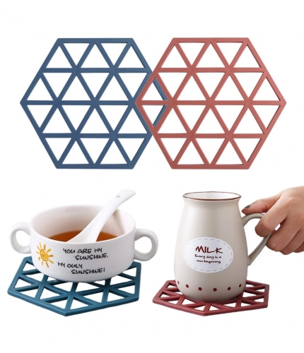 Pack Of_3 Silicone Table Mats Heat Resistant (Assorted)