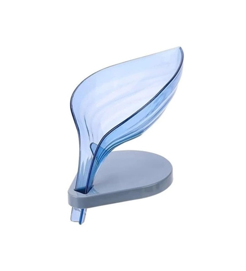 Pack Of_2 Leaf Shape Soap Box Self Draining Bathroom Soap Holder (Assorted)