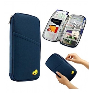 Generic Passport Holder, Passport Wallet, Travel Wallet Envelope Flip Cover Case Pouch As Well As for Credit Cards (Assorted)