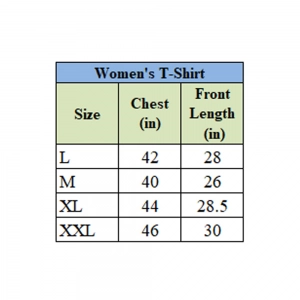 Generic Women's Casual Cotton Printed Half Sleeve Round Neck T-Shirt (White)
