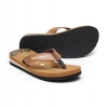 Dropship Unisex Rubber Comfortable Orthopedic Doctor Slipper and Flip Flops (Brown)