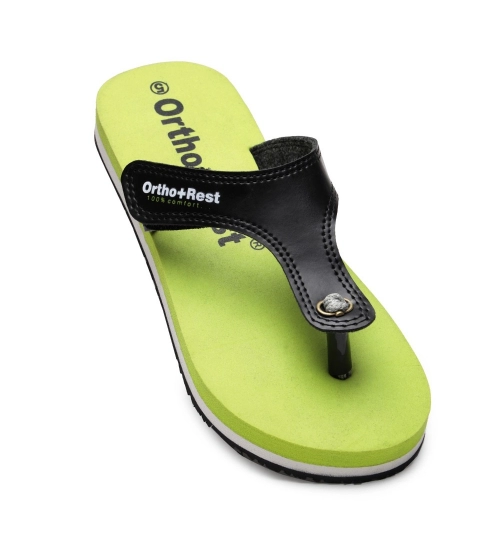 Unisex Rubber Comfortable Orthopedic Doctor Slipper and Flip Flops (Green)