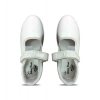 Dropship Girls Rexine Ox-Ankle Velcro Closure School Shoe (White)