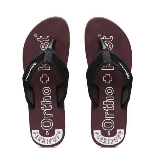 Unisex Rubber Comfortable Orthopedic Doctor Slipper and Flip Flops (Maroon)
