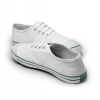 Dropship Unisex Cotton School Shoe Lace-Up (White)