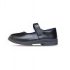 Dropship Girls Rexine Ox-Ankle Velcro Closure School Shoe (Black)