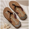 Dropship Unisex Rubber Comfortable Orthopedic Doctor Slipper and Flip Flops (Brown)