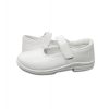 Dropship Girls Rexine Ox-Ankle Velcro Closure School Shoe (White)