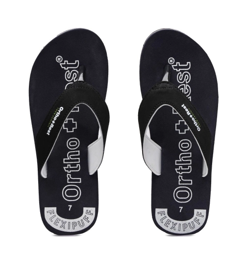 Unisex Rubber Comfortable Orthopedic Doctor Slipper and Flip Flops (Blue)