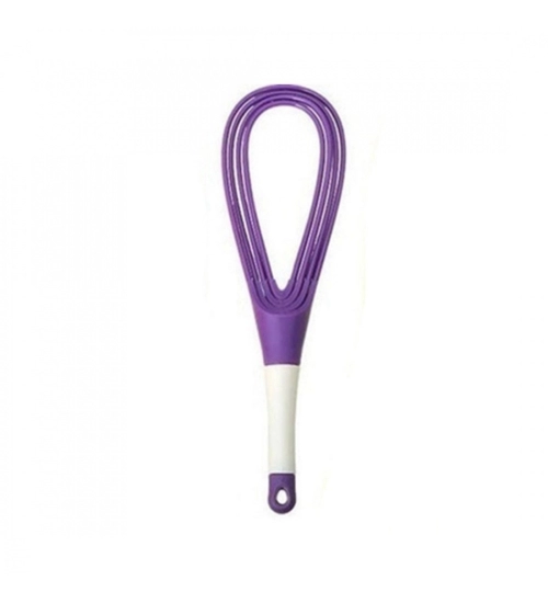 Pack Of_5 Fold Able Plastic Whisk Beater Hand Blender Mixer Froth Whisker Lassi Maker (Color:Assorted)