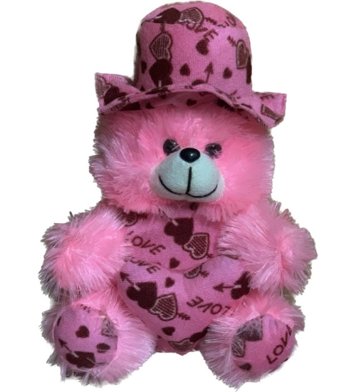 Cap Teddy bear (Pink)