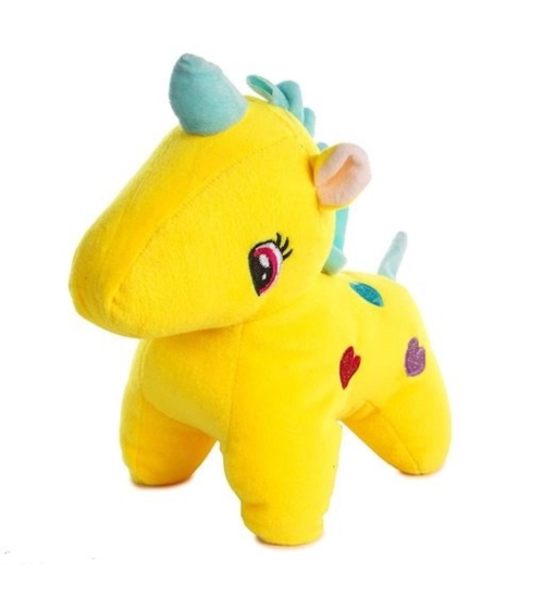 Plush yallow Unicorn Toy (Yellow)