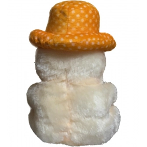 Generic Cap Teddy Bear with Heart (Yellow)