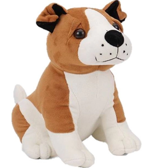 Cool Bull Dog Teddy Bear (Brown)