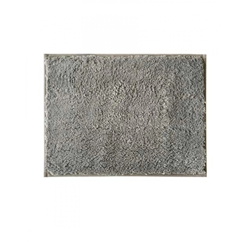 Generic Solid Polyester Bathmat (Grey)