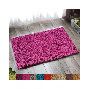 Generic Solid Polyester Bathmat (Pink)