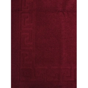 Generic Solid Cotton Hotel Bathmats (Maroon)