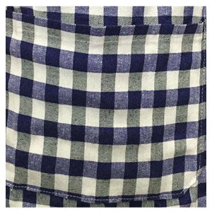 Generic Checked Cotton Apron Sets (Blue)