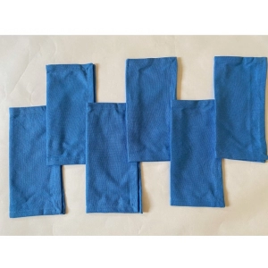 Generic Solid Cotton Napkins Sets (Blue)